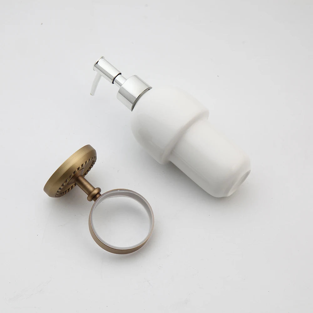 ZAPPO Bathroom Foam Soap Dispenser Hand Sanitizer Holder Wall Mount Soap Shampoo Head Shower Liquid Dispenser For Bathroom