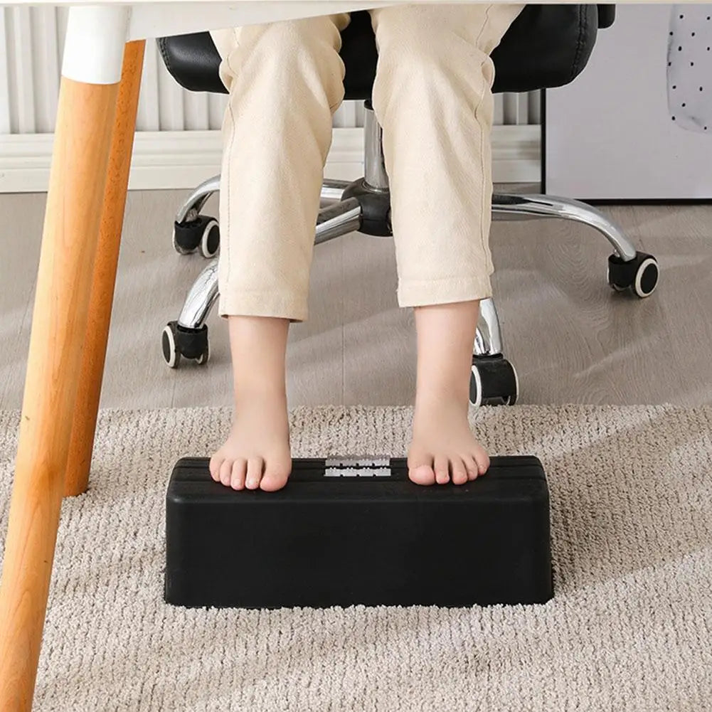 Foot Rest Under Desk Foot Rest Massage Pad Ergonomic Footrest Stool for Home Office Bathroom Travel K0R1