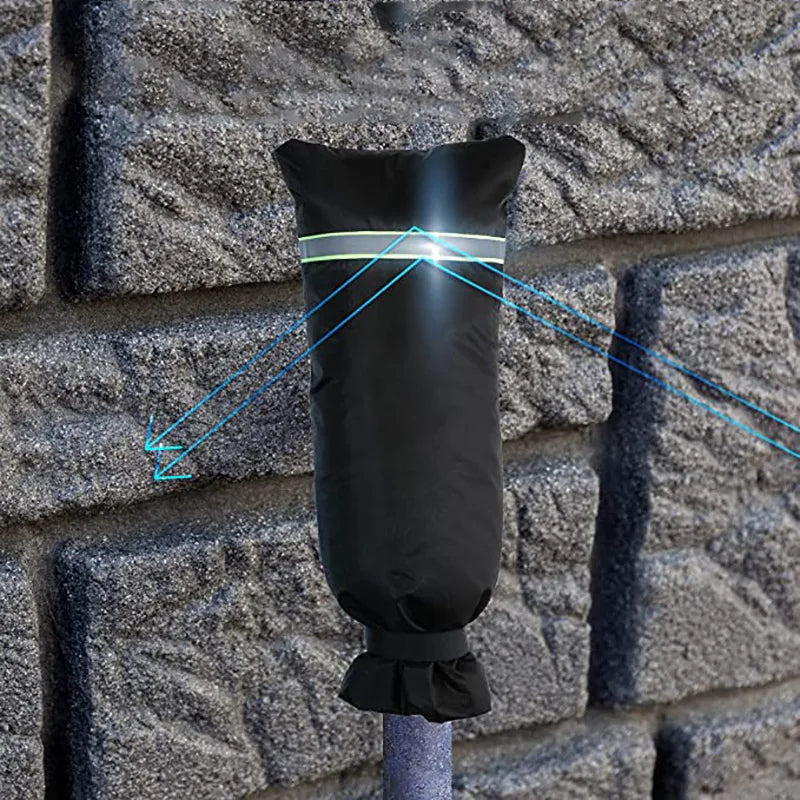 Winter Waterproof Outdoor Garden Faucet Tap Cover Antifreeze Oxford Cloth Faucet Protector for Home Kitchen Faucet Accessories