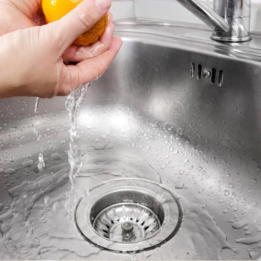 Stainless Steel Kitchen Sink Filter Pool Bathtub Drain Strainer Hair Catcher Stopper Waste Sink Filter Plug Bathroom Accessories