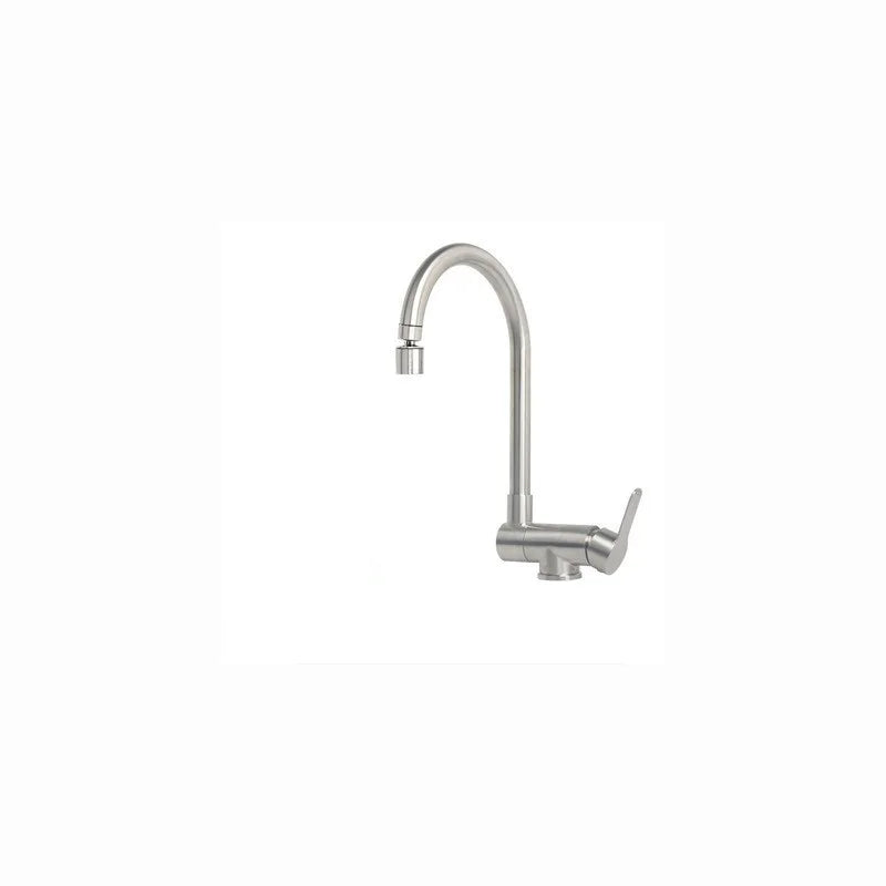 Stainless Steel Inner Window Folding Kitchen Faucet 360 Degree Swivel Hot Cold Mixer Water Tap Lead-Free Bathroom Sink Faucet