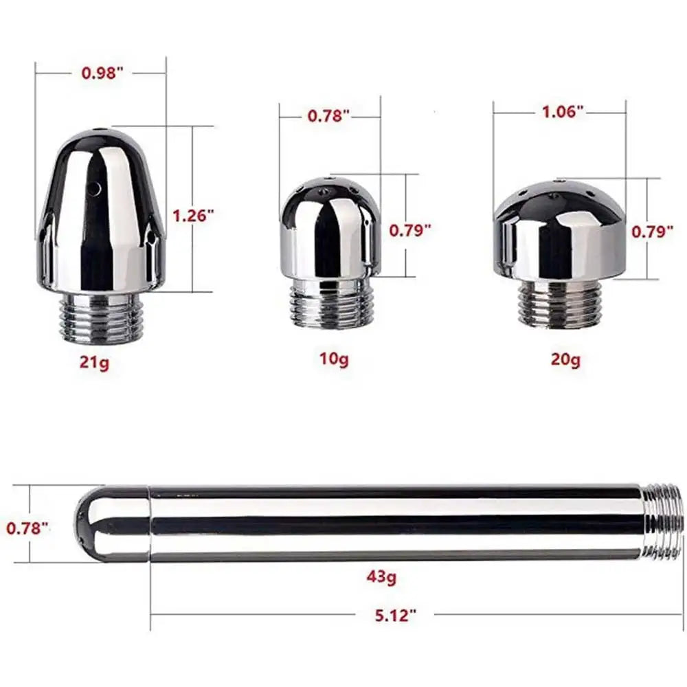 Bidet Kit Shower Douche Enema Kit 3 Heads Shower Douche Cleansing System Regulator and Hose Bathroom Accessories