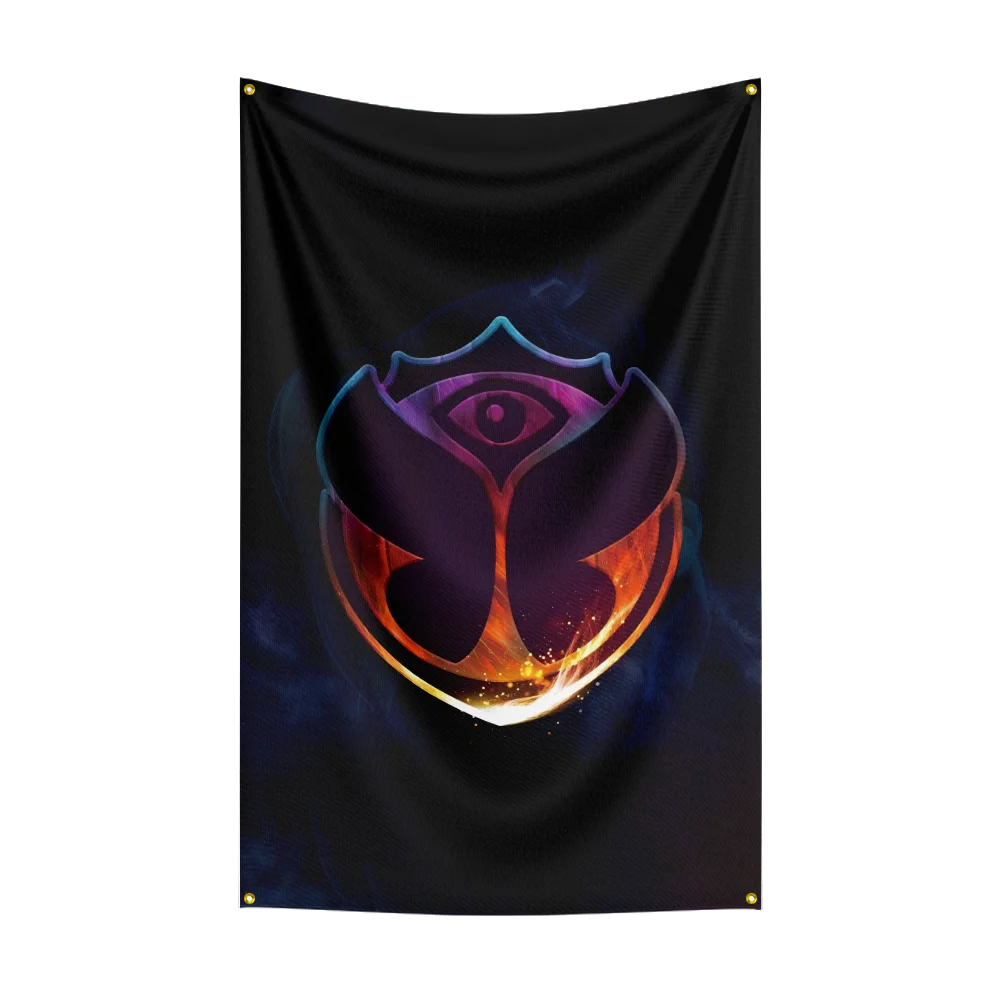 3x5 Ft Tomorrowland Music Festival Flag Polyester Printed Musics Flags for Room Garage Decor