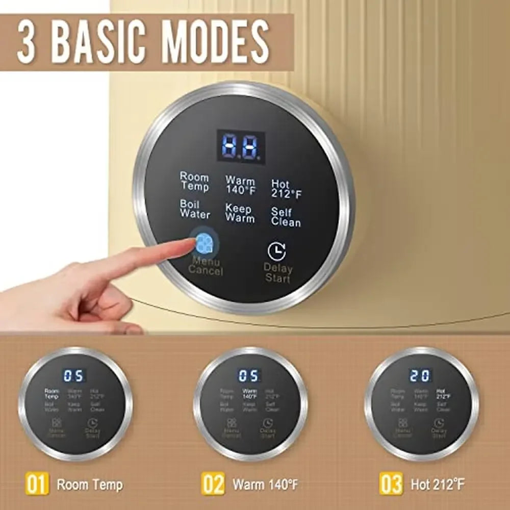 Homemade Nut Milk Maker with Automatic Program Almond Oat Soy Plant-Based Beverages and Smoothies 20oz(600ml Nut Milk Maker with