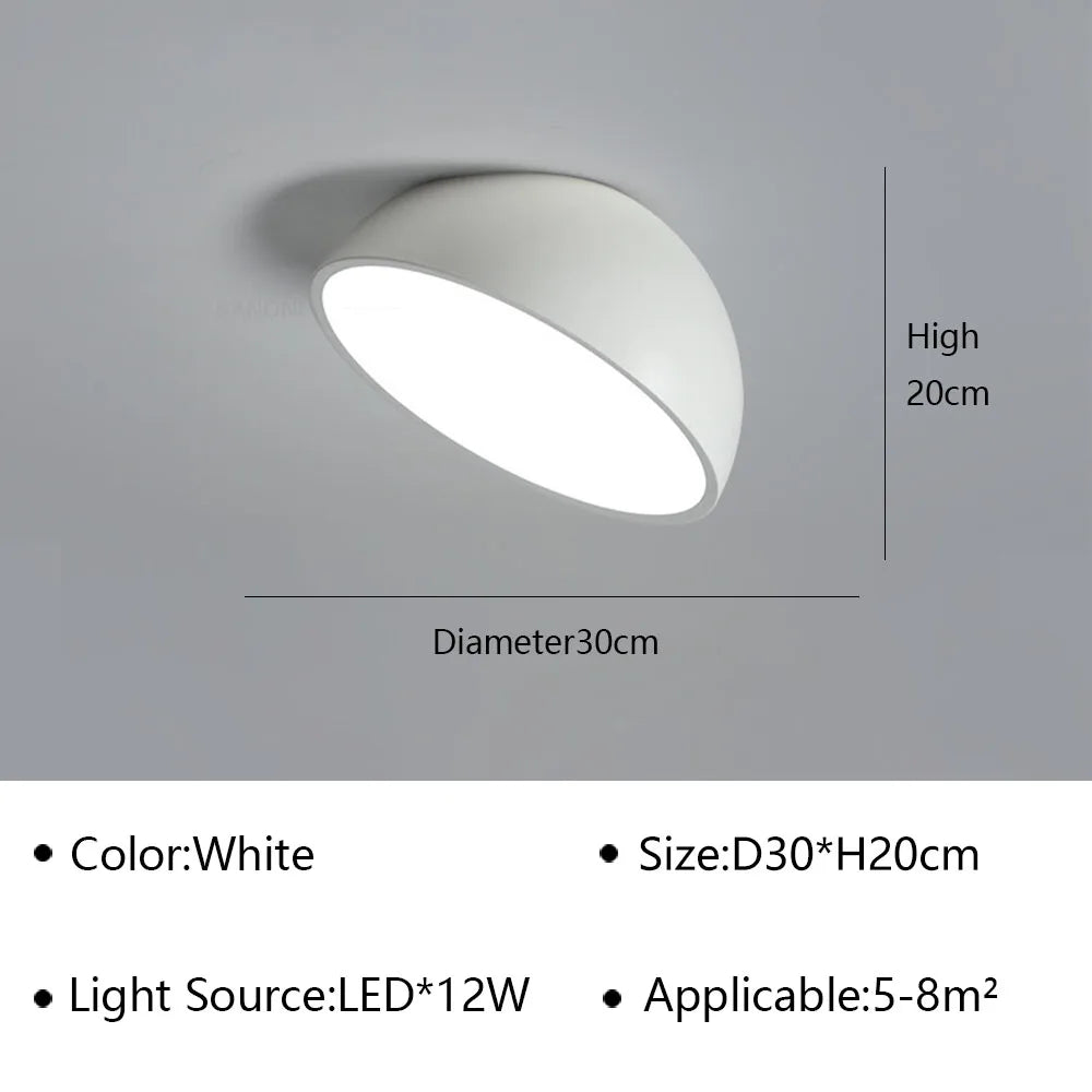 Modern LED Simple Ceiling Lamp for Living Dining Room Bedroom Aisle Chandelier Home Decoration Indoor Lighting Fixture Luster