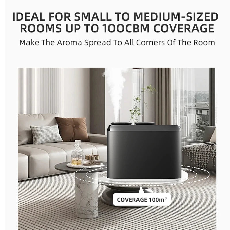 Bluetooth Scent Air Diffuser Smart Home Aromatherapy Machine Electric Waterless Essential Oil Aroma Diffuser For Room Fragrance