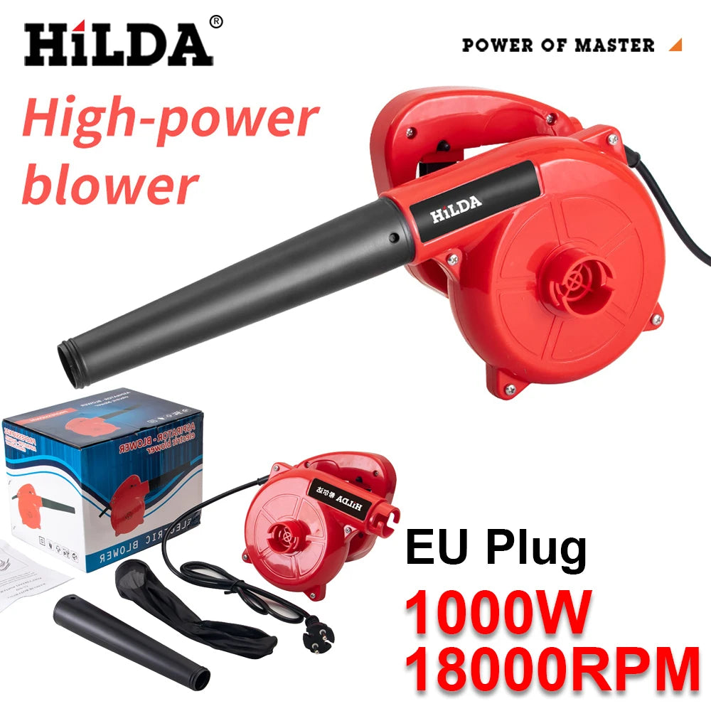 HILDA 1000W 18000RPM Blower Computer Vacuum Cleaner Electric Blower Dust Removal Computer Vacuum Cleaner Blower EU Plug