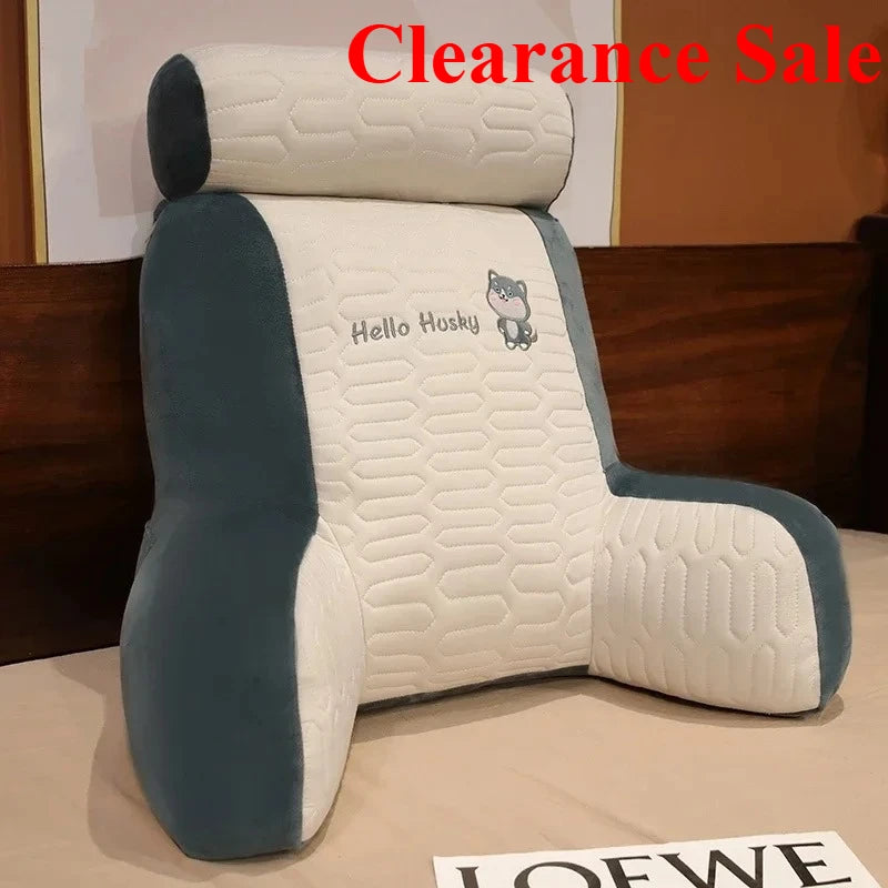 2025 Ice Shreds Pillow Panda Increase in Height Lumbar Support Detachable Washable Cushion Student Dormitories Bed Backrest