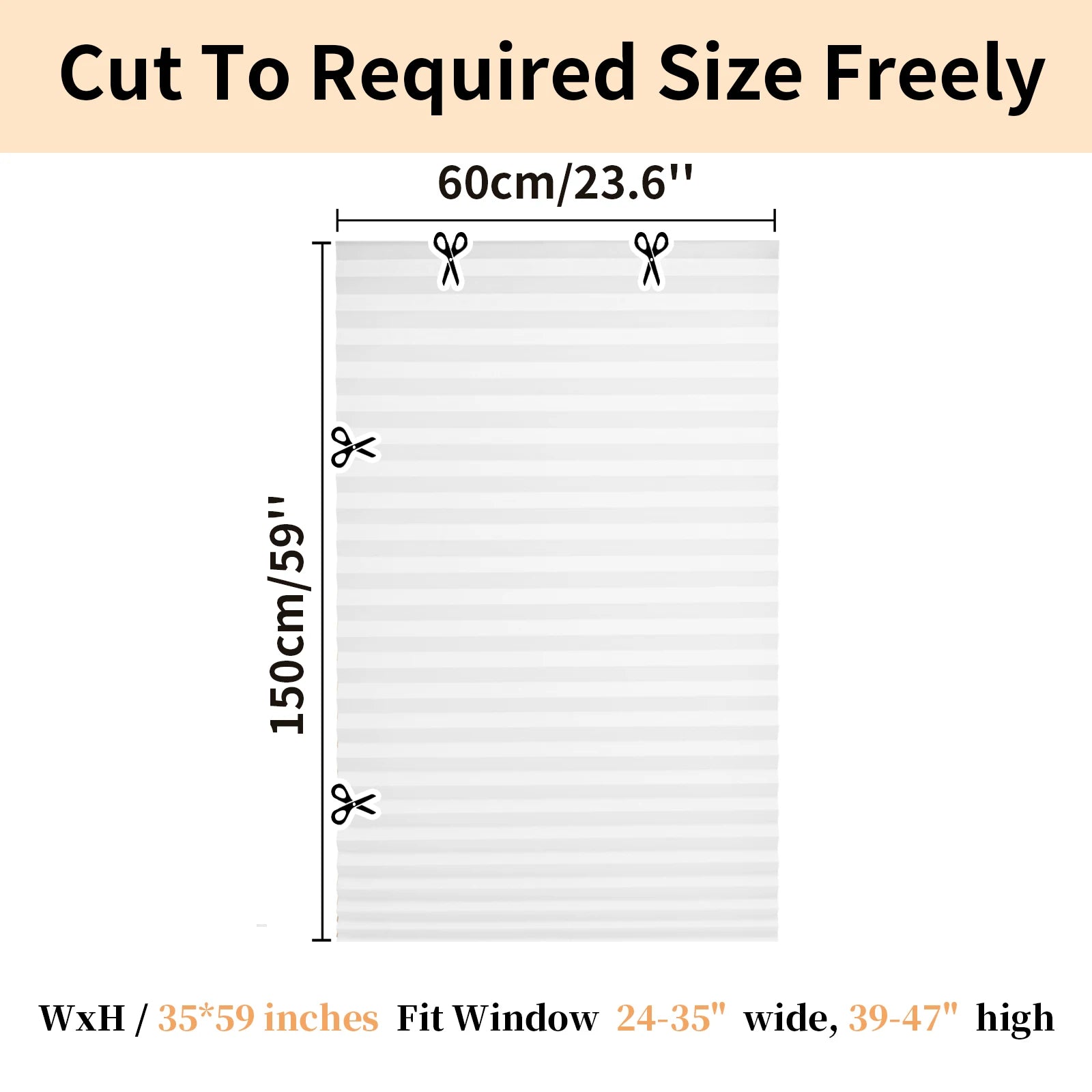 1Pc Shades Self-adhesive Half/Full Windows Nonwoven Folding Curtain Bathroom Balcony Living Room Balcony Curtains Pleated Blinds