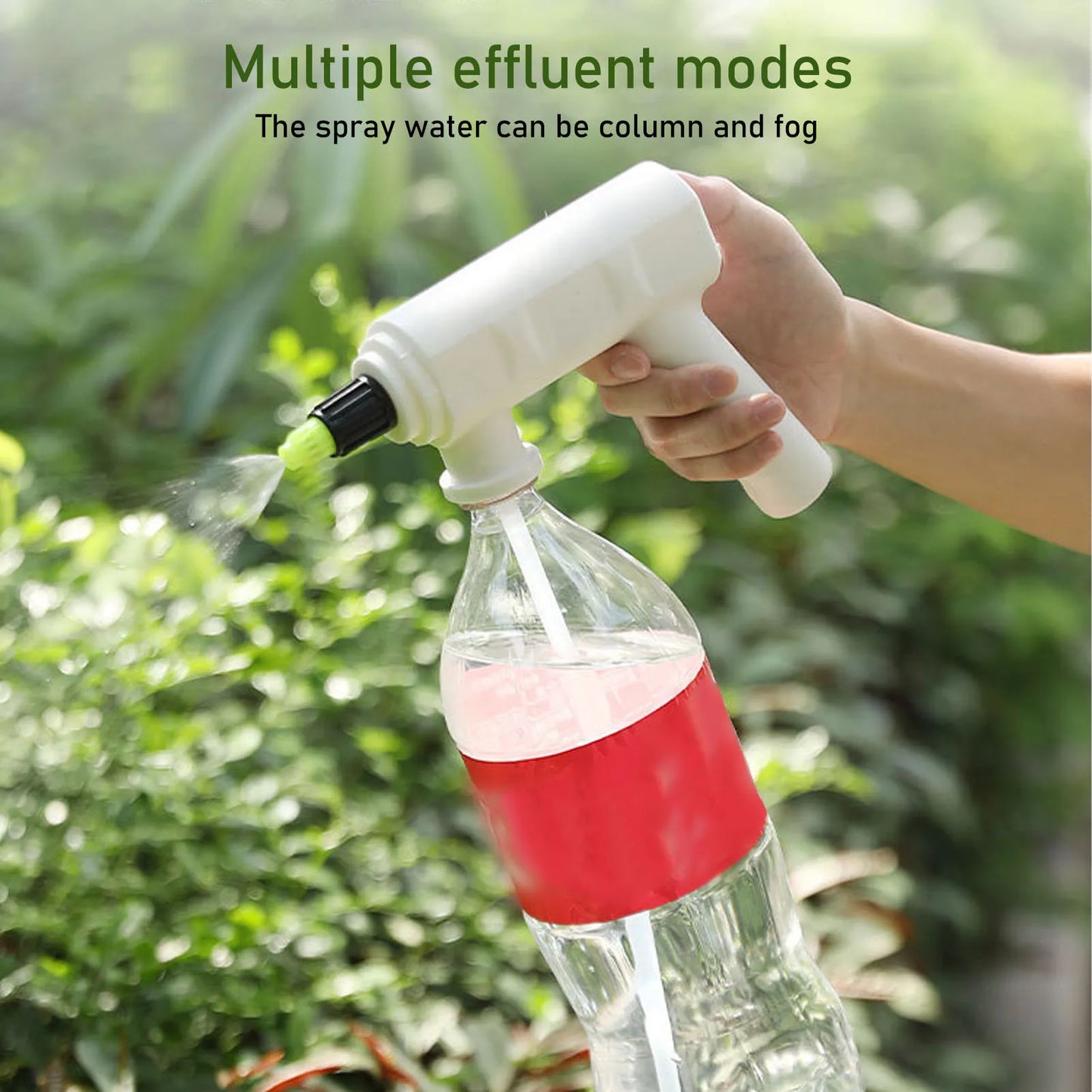 Battery Powered Sprayer Head Wide Compatibility Electric Plant Sprayer Spout Automatic USB Rechargeable Plastic for Home