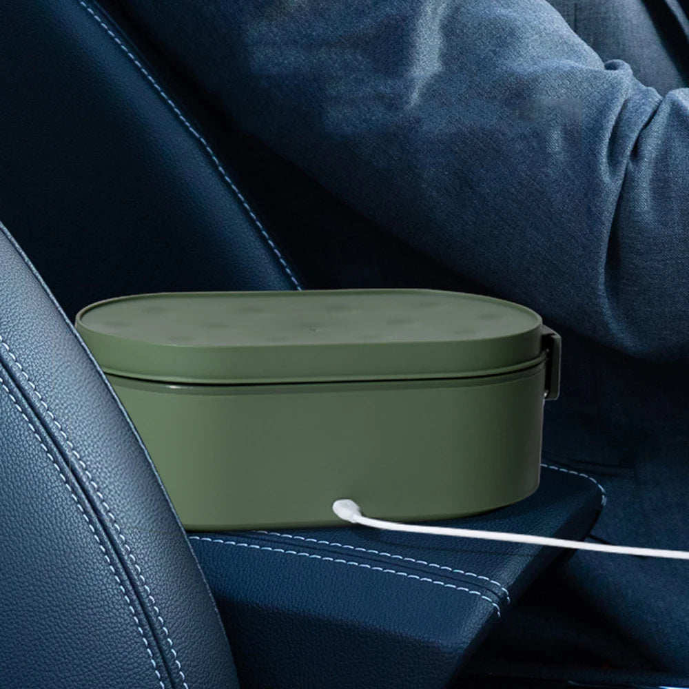 Portable Food Warmer USB Electric Heating Detachable Electric Heating Lunch Box School Outdoor Lunch Box