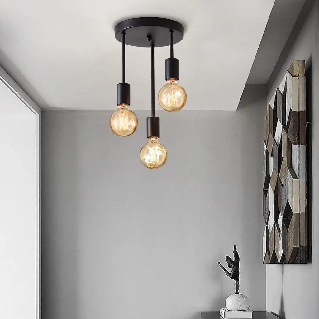 Industrial style restaurant E27 living room ceiling light retro bedroom kitchen corridor staircase countryside pendant light