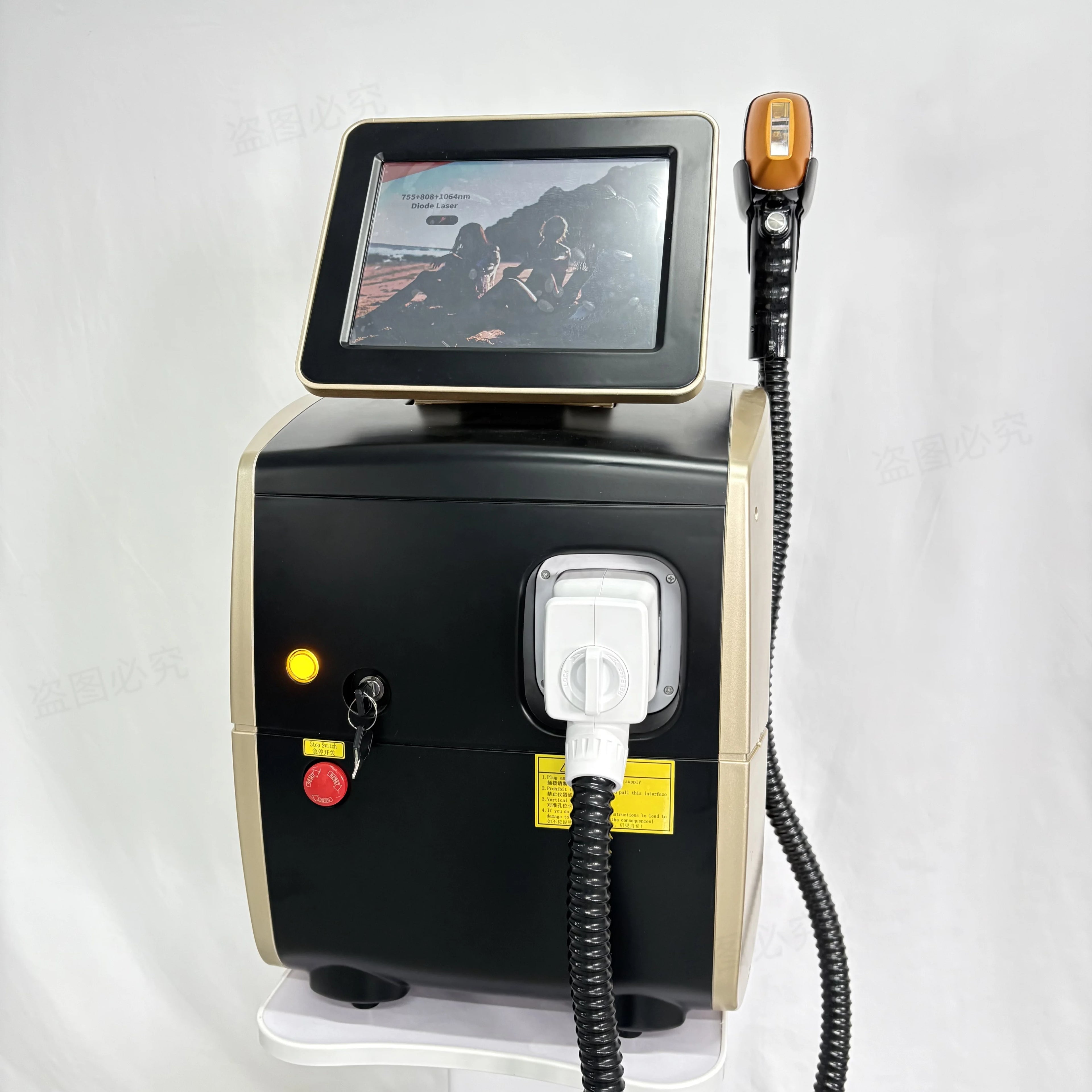 4000W proTitanium Ice Platinum Freezing point painless Alexandrit 755 808 1064nm Machine Painless laser Hair Removal Machine