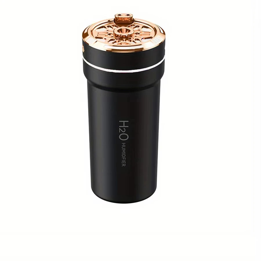 New Starry Sky Air Humidifier Aroma Essential Oil Diffuser with Projection Rechargeable 7 Colors Light Suitable for Car Bedroom