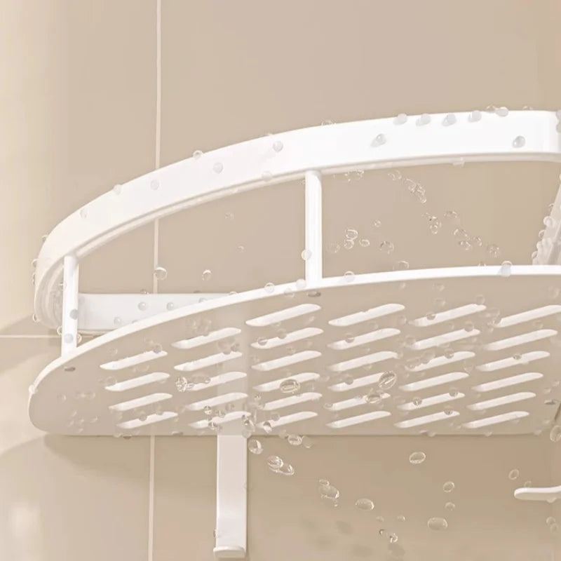 Bathroom Shelves Aluminum Alloy Shower Corner Shelf Shampoo Rack No Drill Kitchen Organizer Wall Shelf Bathroom Accessories