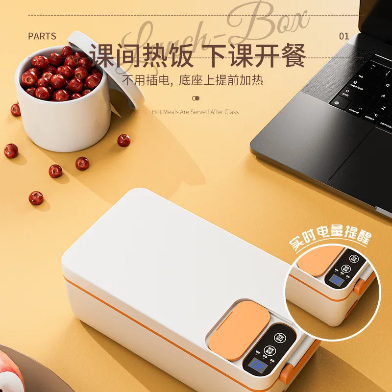 Portable Charging Student Large Capacity Electric Heating Insulation Lunch Box Household Office Workers Hot Rice Artifact
