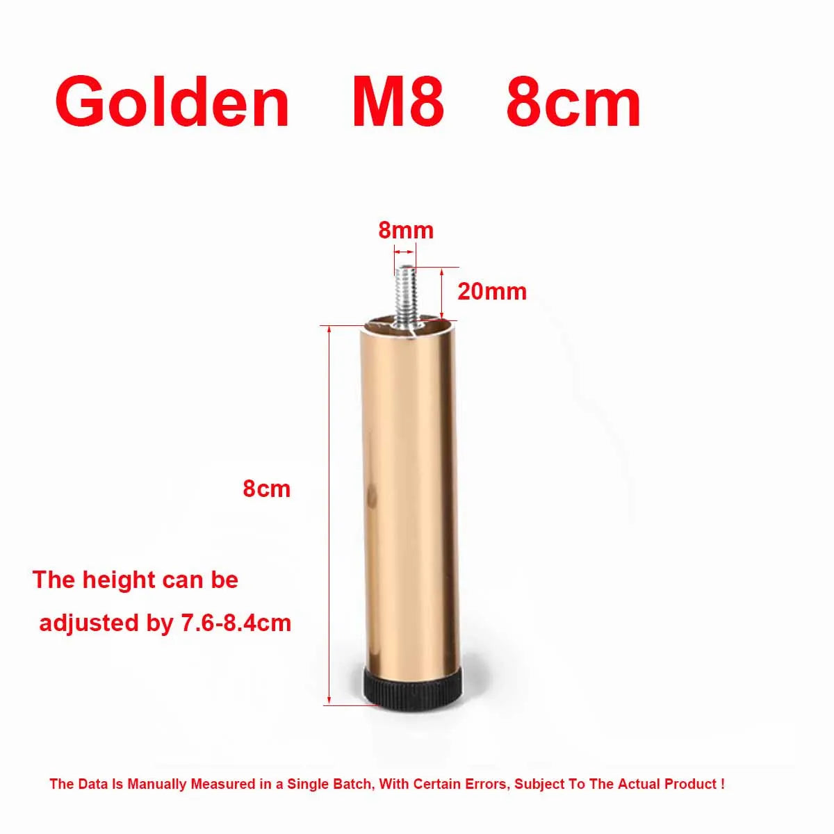 M8Furniture Height Increasing Foot Pads Washing Machines Refrigerators Height Increasing Shock-Absorbing Adjustable Support Legs