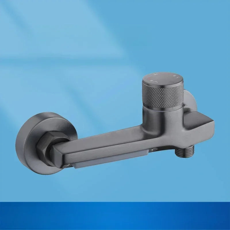 Hot and Cold Water Heater Mixing Valve Wall Mounted Bathtub Faucets Bathroom Shower Set Shower Tap Shower Accessories
