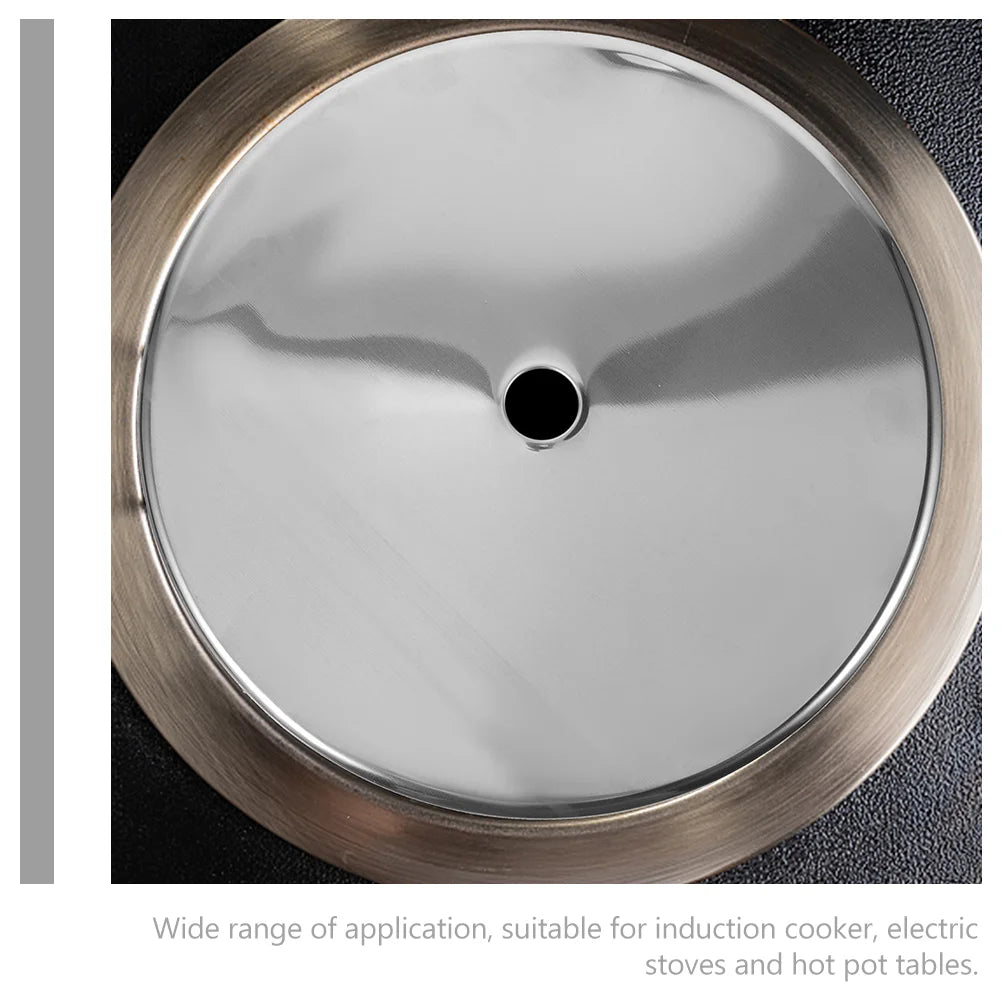 Thick Pot Ring Cover Induction Cooker Sinking Ring Heat Diffuser Plate Electric Stove Adapter Kitchen Fixture Stainless Steel