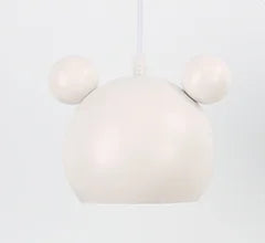 Modern Mickey Pendant Lights Colorful Iron Hanglamp For Dining Room Bedroom Baby Room Nordic Home Decor E27 Luminaire Suspension