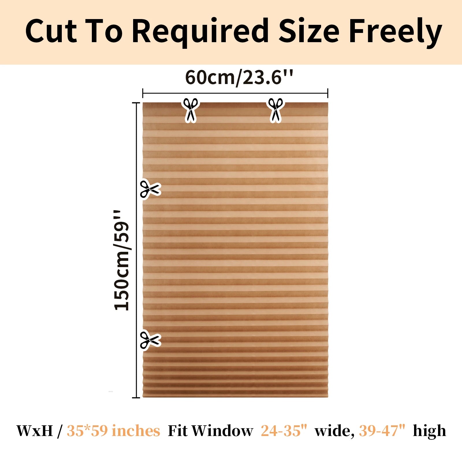 1Pc Shades Self-adhesive Half/Full Windows Nonwoven Folding Curtain Bathroom Balcony Living Room Balcony Curtains Pleated Blinds