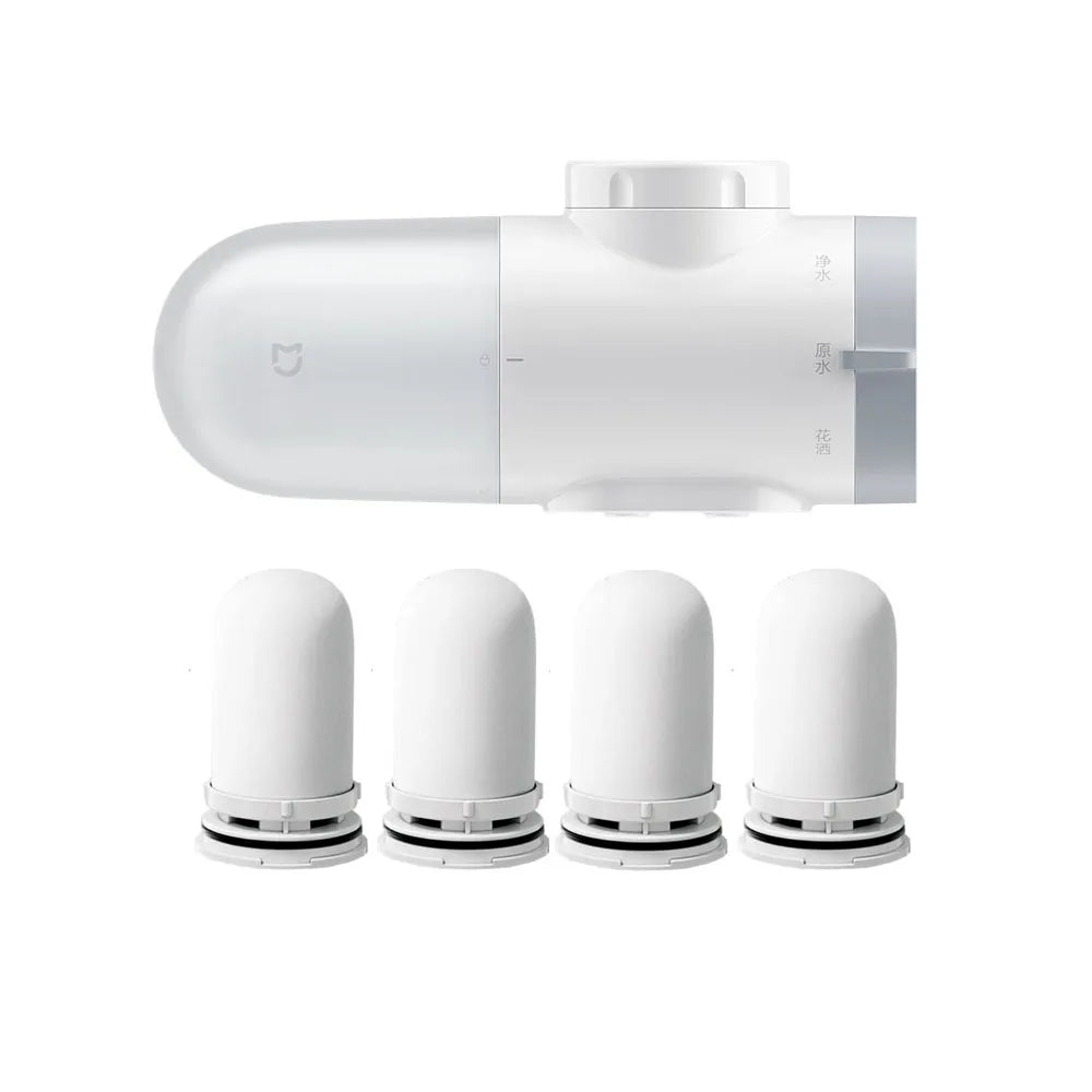 XIAOMI Mijia Faucet Water Purifier 2nd Gen 5-fold Rust Removal of Activated Carbon Filtration Device for Kitchen Faucet