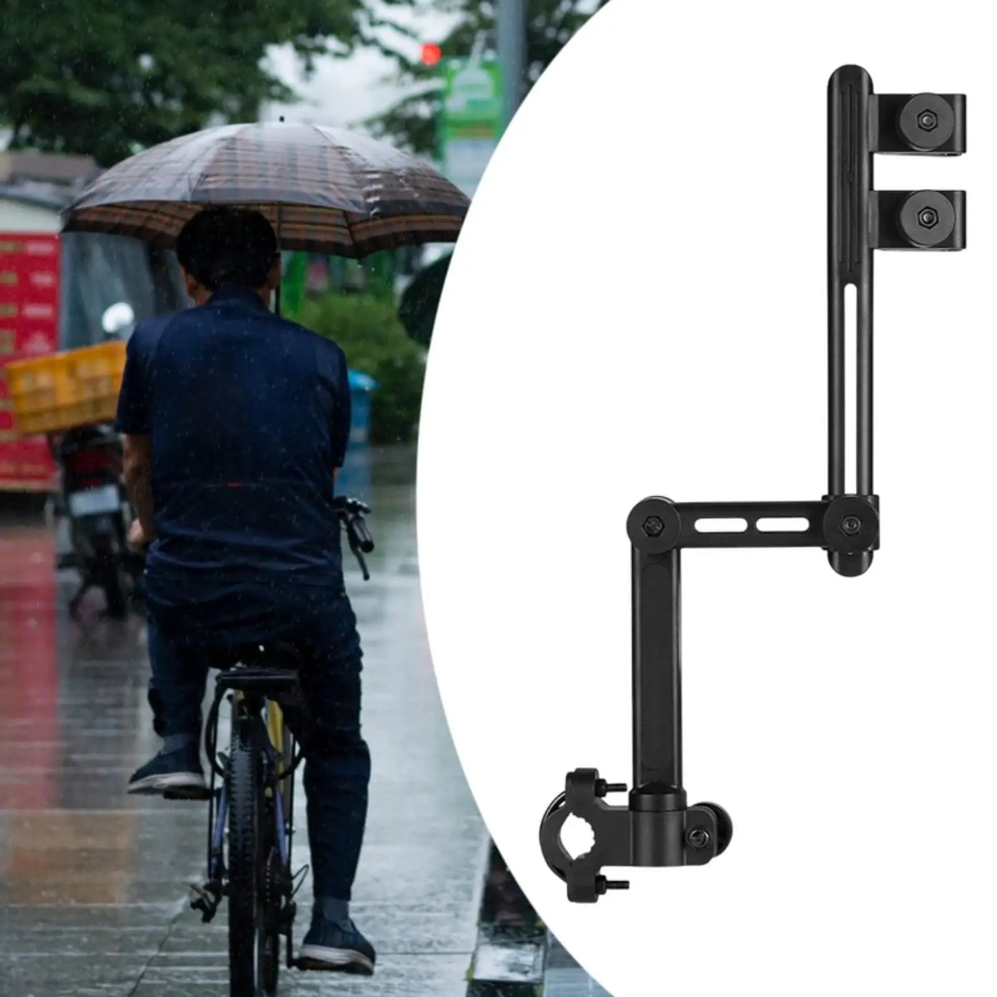 Bike Umbrella Holder Retractable Easy to Install Golf Push Cart Umbrella Holder Motorbike Umbrella Holder Umbrella Mount Holder