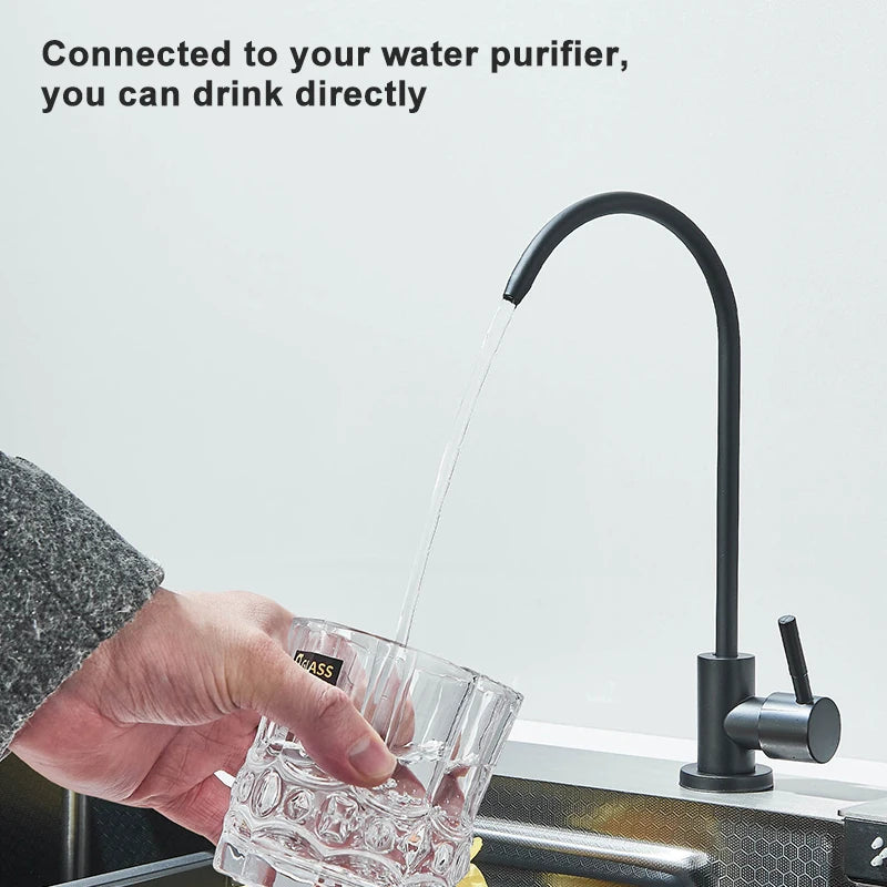 Single Slot Kitchen Sink with Faucet 304 Stainless Steel Large 60x45cm Rainfall 4 Functions Sink with Soap Dispenser,Cup Washer