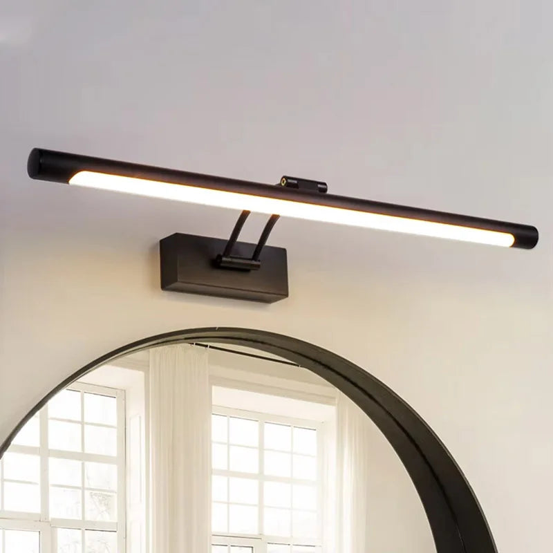 LED Rechargeable Wall Sconce Dimmable Rotating Angle For Living Room Bedroom Corridor Stairwell Backwall Indoor Decorative Light