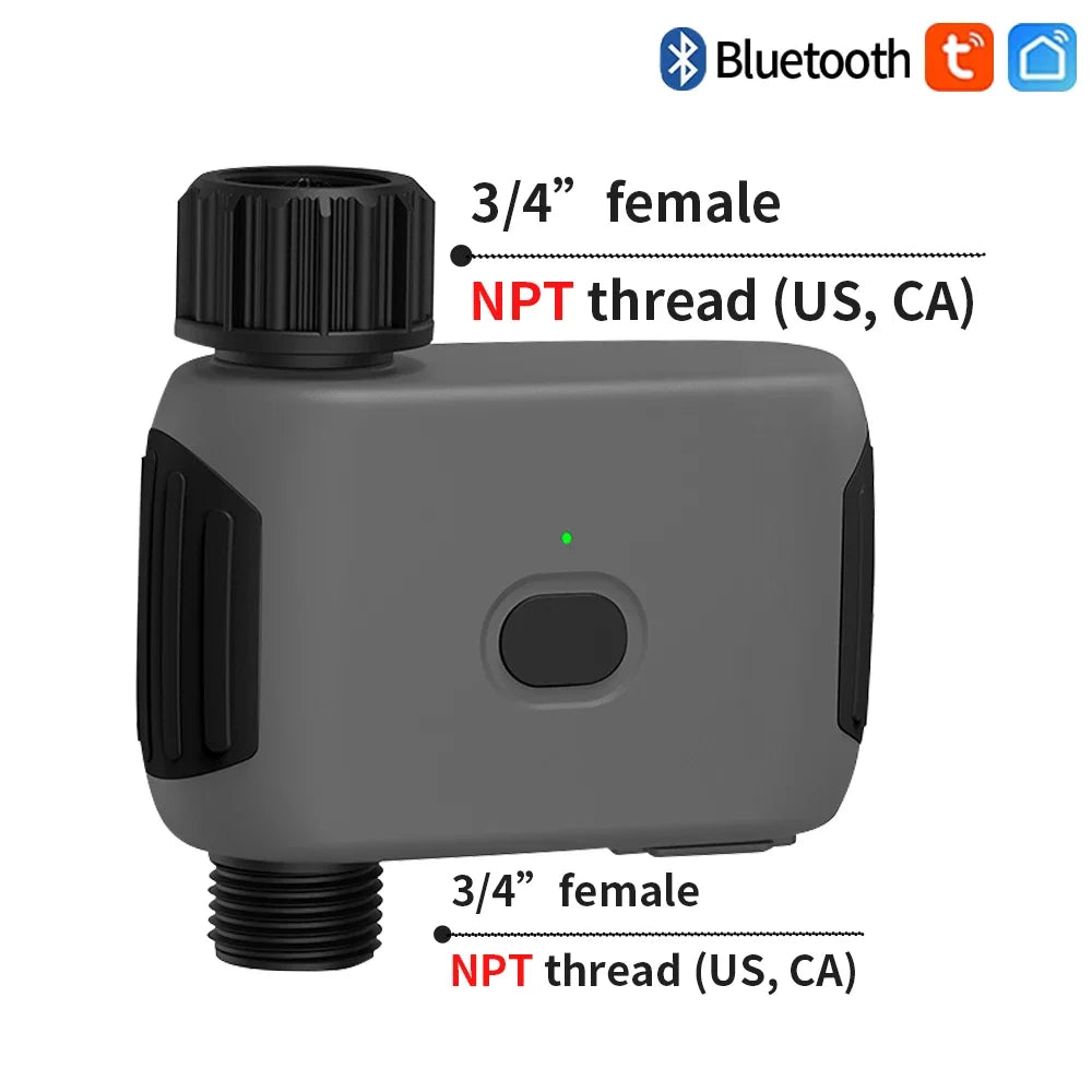 TNCE Smart Tuya Bluetooth Garden Water Timers  Rain Delay Programmable Automatic Sprinkler Drip Irrigation Valve Support Alexa