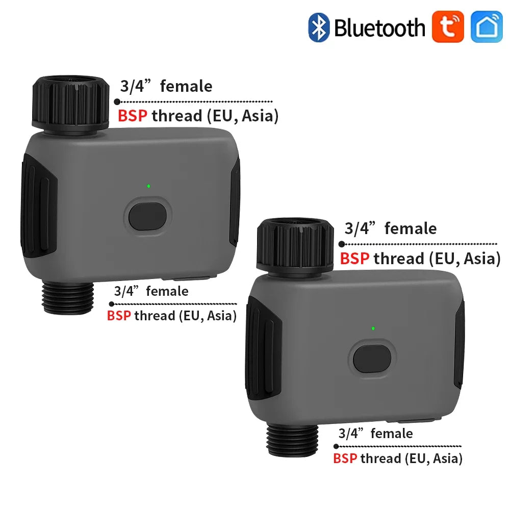 TNCE Smart Tuya Bluetooth Garden Water Timers  Rain Delay Programmable Automatic Sprinkler Drip Irrigation Valve Support Alexa