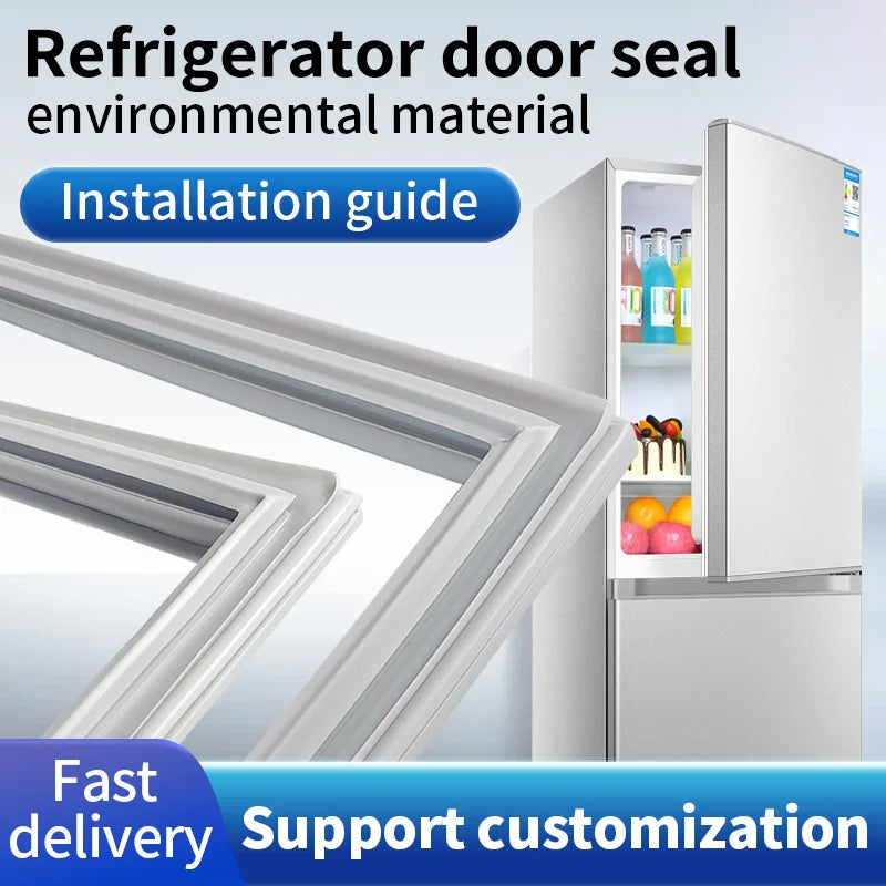 1-11m Custom Magnetic Refrigerator Freezer Door Seal Strip - Heavy Duty Leakproof for Home/Commercial Use