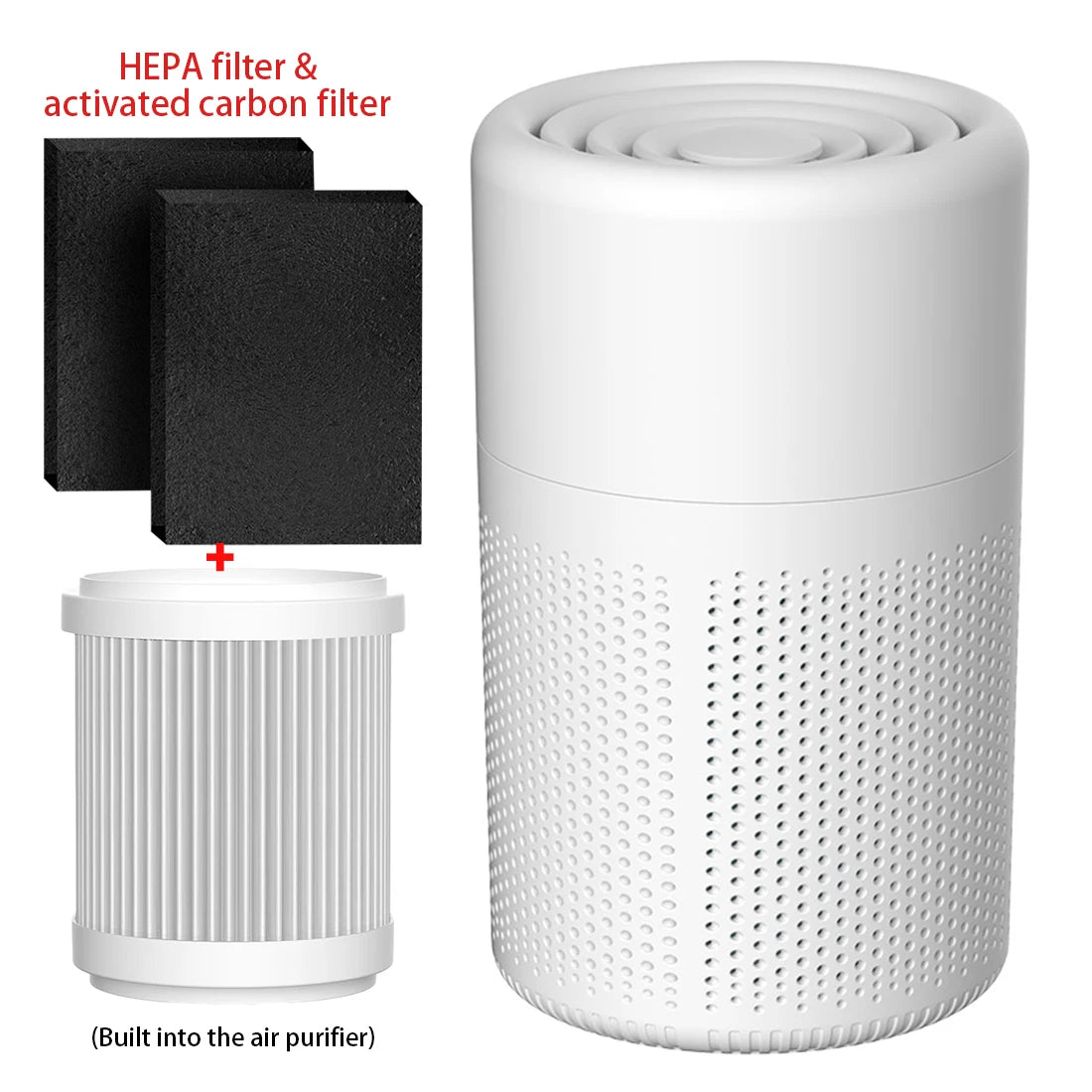 Xiaomi Air Purifiers Home Air Cleaner HEPA Filter PM 2.5 Anti-allergic Remove Second-hand Smoke Odor Air Freshener for Bedroom