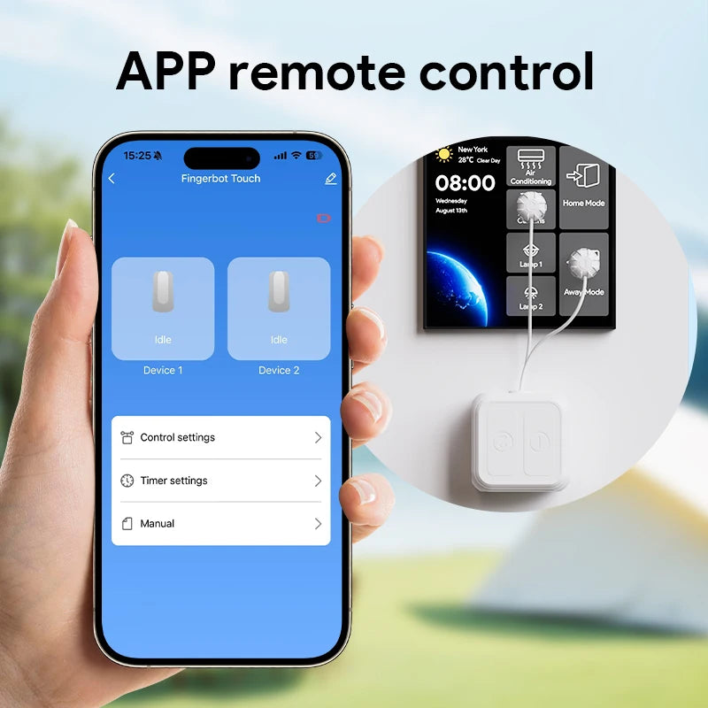 Tuya Fingerbot for Touch Screens Smart Life BLE Wireless Touch Switch Robot Remoter Work With Alexa Google Home Voice Assitant