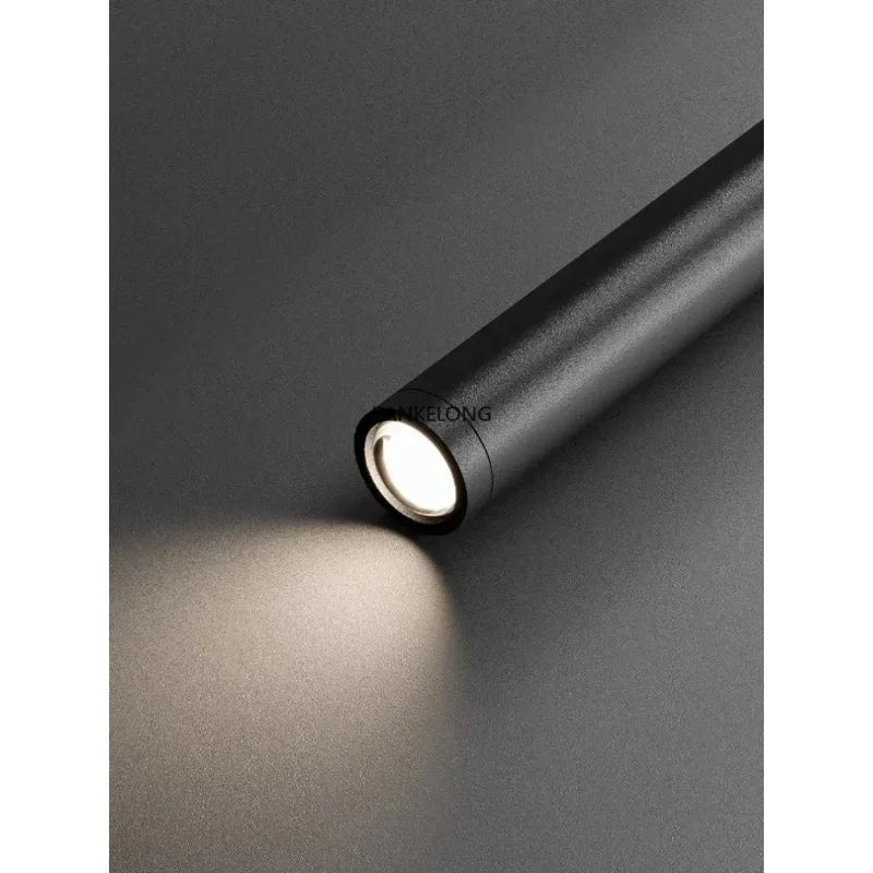 Modern Minimalist LED Longer Pendant Lights For Bedroom Bedside Reading Chandelier Lamps Living Room Bar Coffee Decor Fixtures