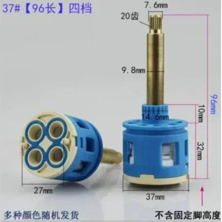 1PC Shower Room Faucet Cartridge Accessories Shower Head Bathtub Water Mixing Valve 3 / 4 Position 26MM 28MM 33MM 35MM 37MM Dia.