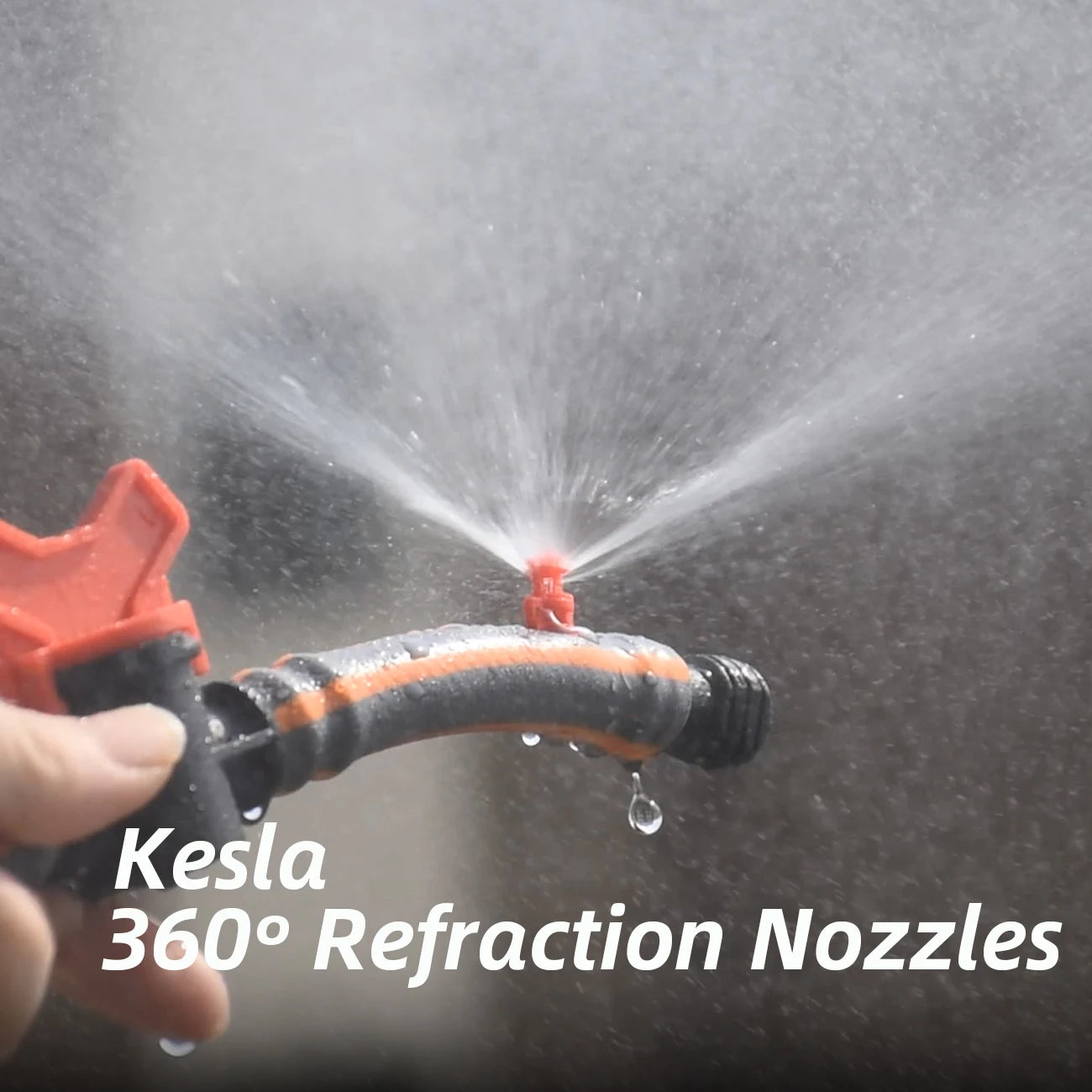 KESLA 100PCS 90/180/360 Degree Refraction Nozzle Garden Sprinkler Agriculture Irrigation Plant Spray Nozzle Misting for Flowers