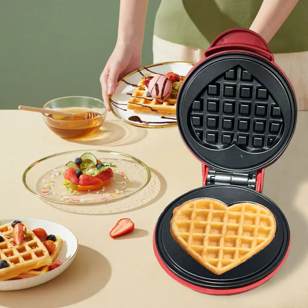 Eggette Machine Nonstick Sandwich Cake Baking Tray Quick Heat-Up Household Breakfast Electric Baking Pan for Kids and Families