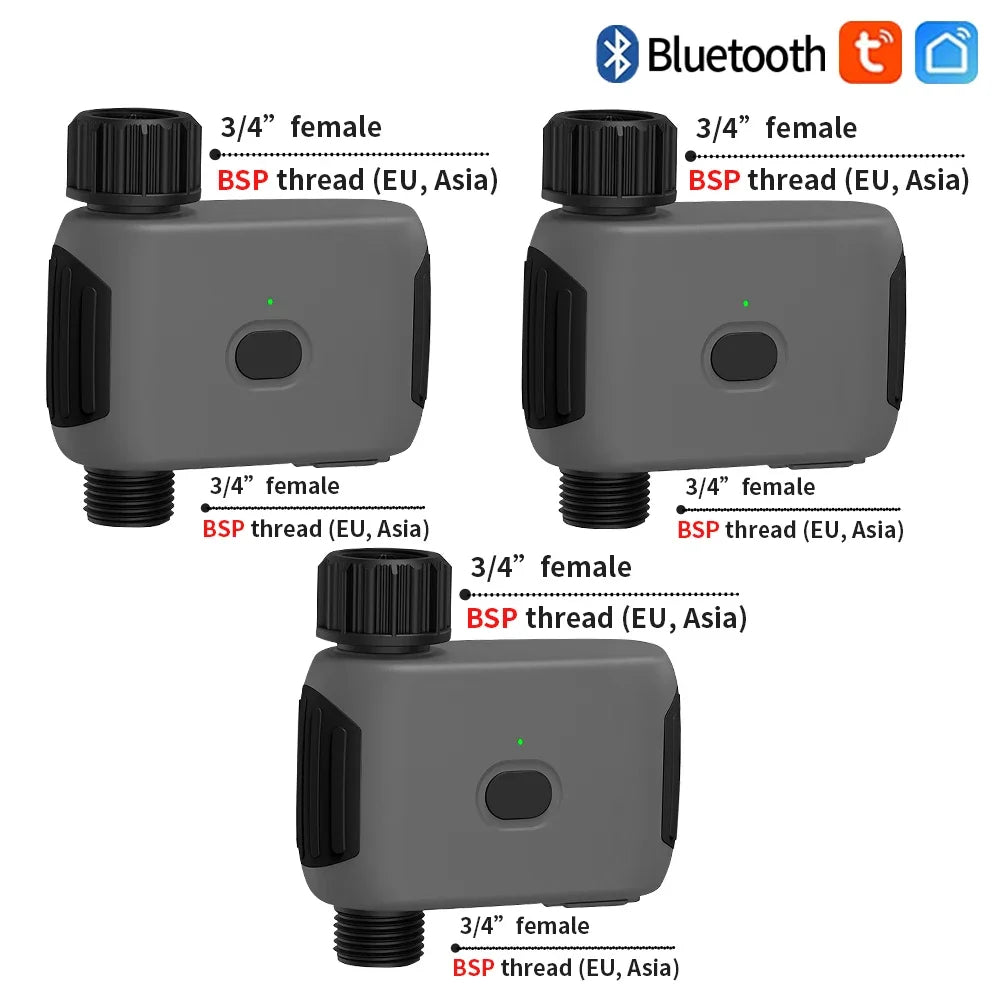 TNCE Smart Tuya Bluetooth Garden Water Timers  Rain Delay Programmable Automatic Sprinkler Drip Irrigation Valve Support Alexa
