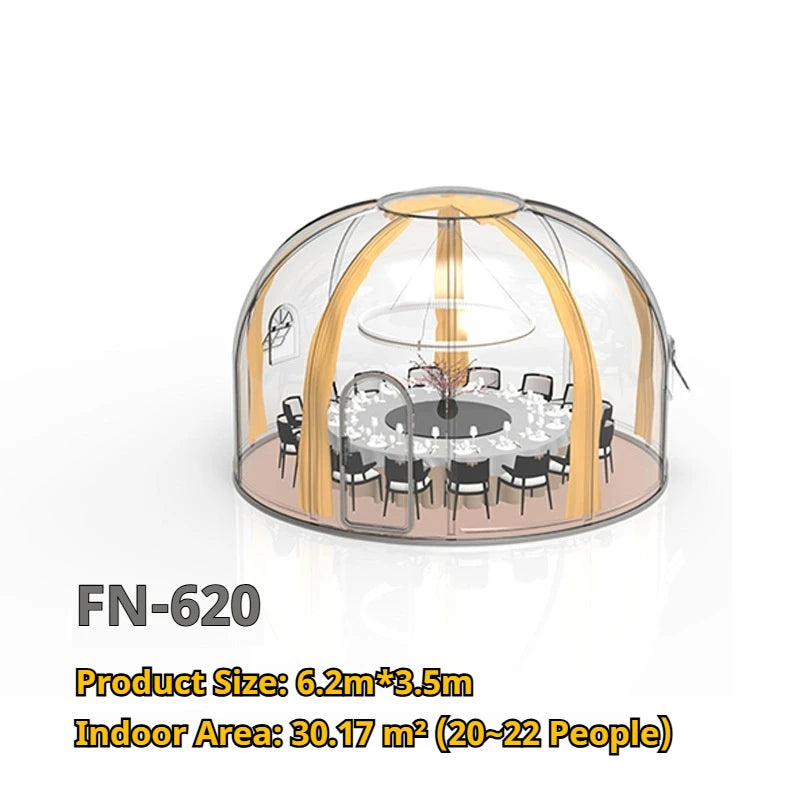 Outdoor Bubble Camping Transparent Starry Sky Dome Tent Igloo Tent Waterproof PC Dome Tent  5 years free warranty