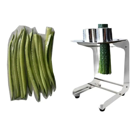 304 Stainless Steel Manual Cucumber Cutting Machine With 2 Blades for Sushi Cut Cucumber Strips Machine