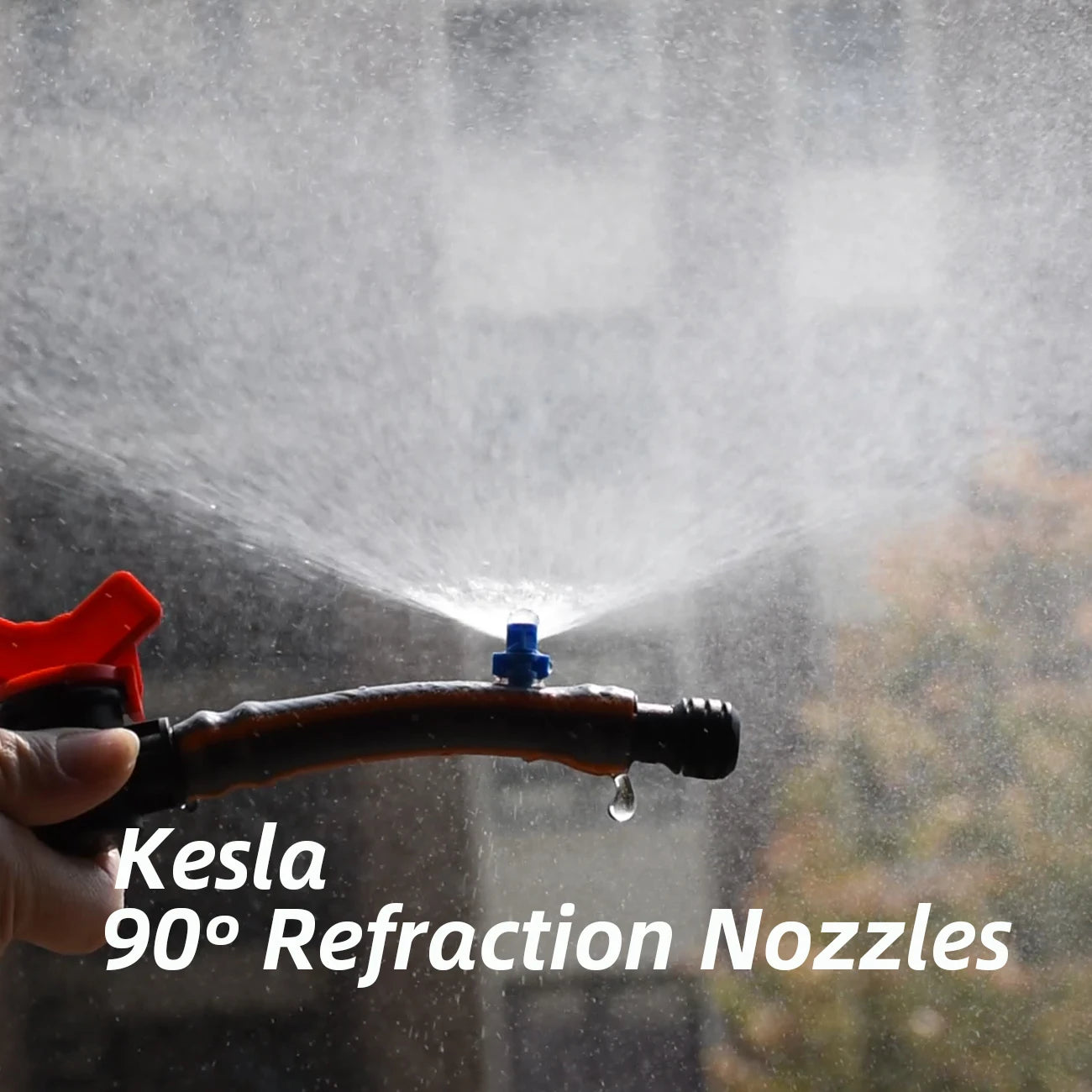 KESLA 100PCS 90/180/360 Degree Refraction Nozzle Garden Sprinkler Agriculture Irrigation Plant Spray Nozzle Misting for Flowers