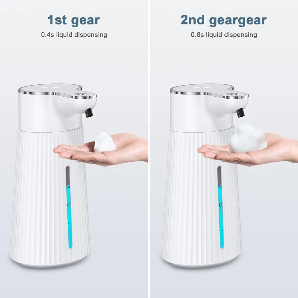 400ML Light Display Wall-Mounted Desktop Infrared Automatic Smart Sensor Soap Dispenser Hand Dish Sanitizer Pump Washing Machine