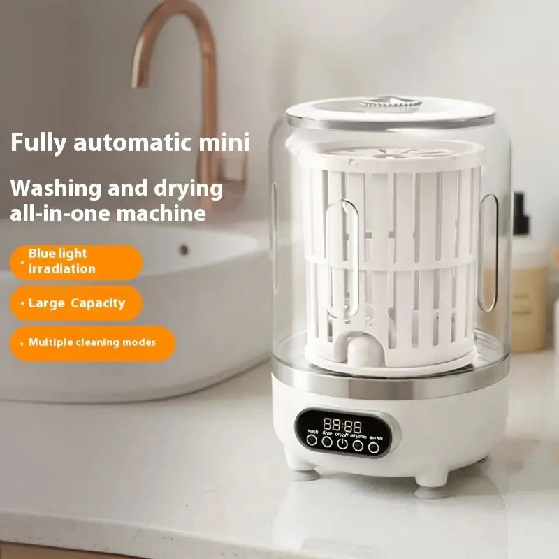 USB charging portable mini automatic washing machine can dehydrate, no need to plug in, no need to assemble
