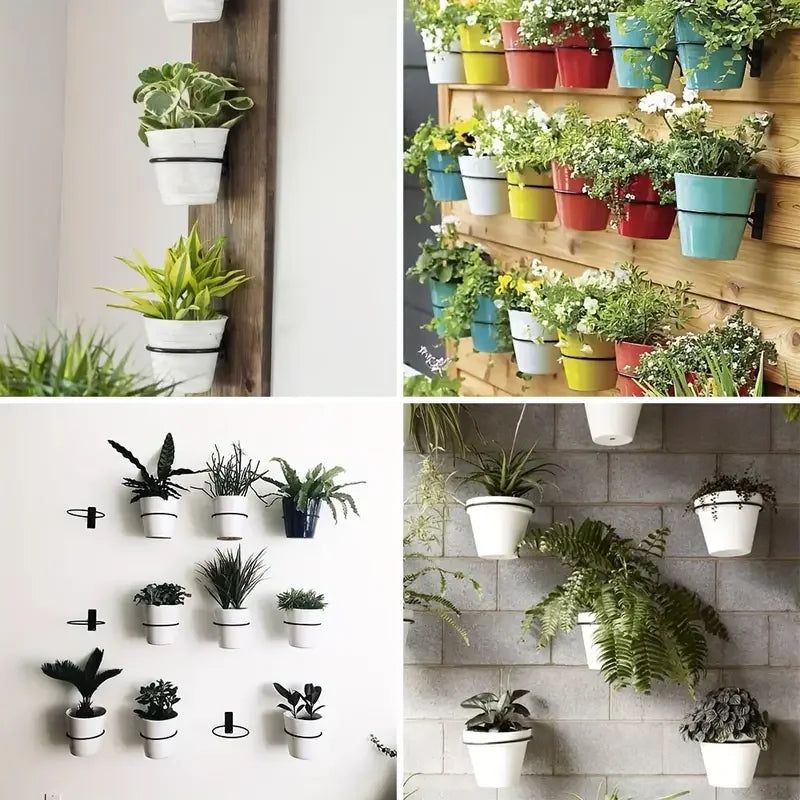 4/5/6/8inch Flower plant stand ring wall mount, plant wall hanging ring, metal plant stand wall mount Flower pot hook