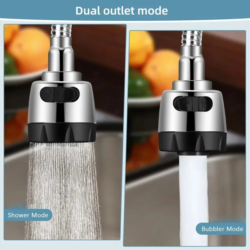 South American RV Kitchen Faucets Dual Port Faucet Kitchen Splashproof Faucet Replacement Sink Faucets Kitchen Accessories