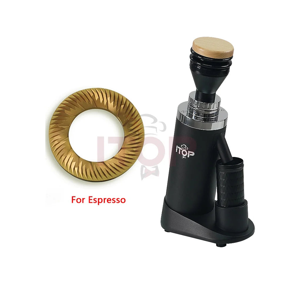 ITOP40 Plus-V1/V2 Coffee Grinder Machine 64MM Flat Titanium Burrs Adjustable Speed Version Coffee Grinder Espresso Grinder