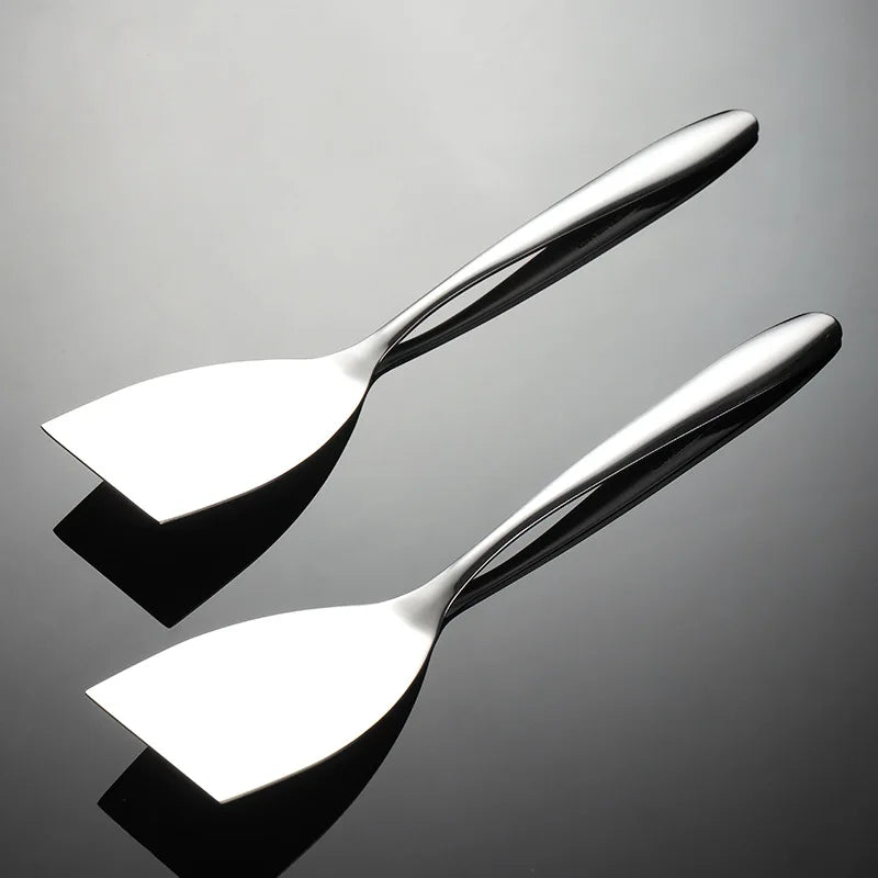 304 Stainless Steel Cooking Spatula Turner Steak Pancake Frying Shovel Multifunction Pizza Pastry BBQ Tools Kitchen Accessories