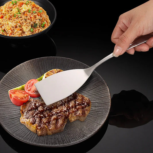 304 Stainless Steel Cooking Spatula Turner Steak Pancake Frying Shovel Multifunction Pizza Pastry BBQ Tools Kitchen Accessories