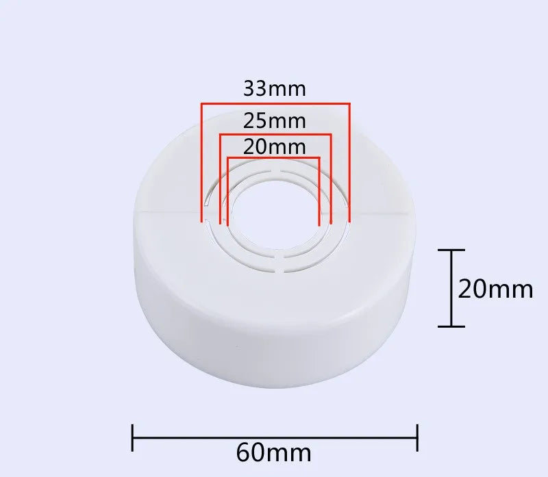 Shower Kitchen Faucet Decorative Cover Water Pipe Connector Adjustable Wall Covers Casette Heighten Valve Panel Tap Accessories